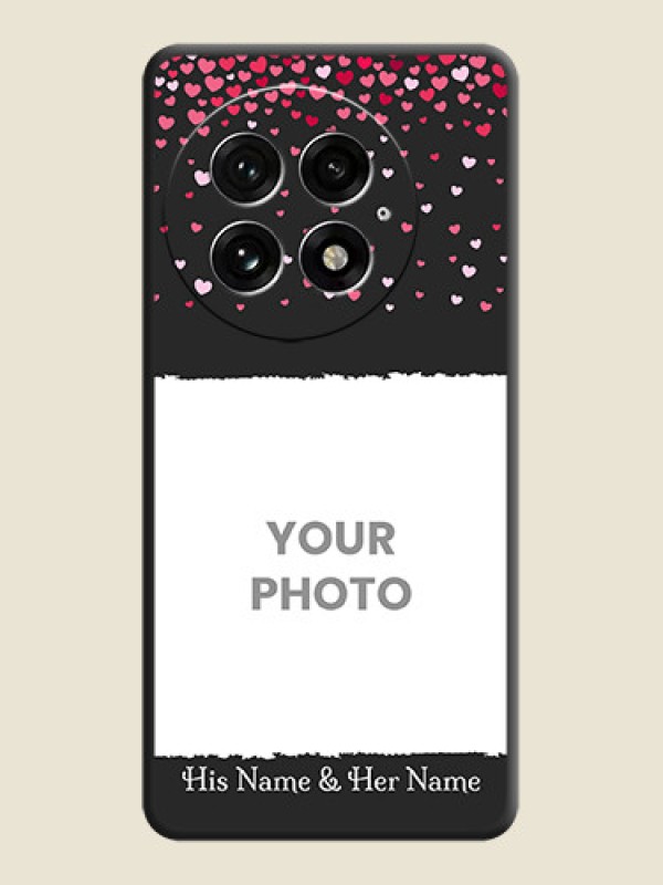 Custom Fall in Love with Your Partner on Photo On Space Black Custom Soft Matte Mobile Back Cover - OnePlus 13 5G - alternate view