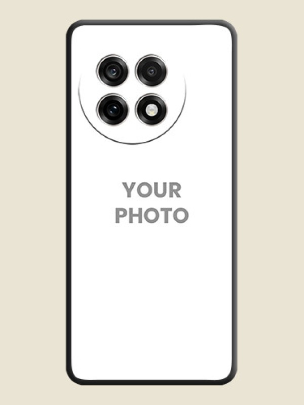 Custom Full Single Pic Upload On Space Black Custom Soft Matte Mobile Back Cover - OnePlus 13R 5G - alternate view