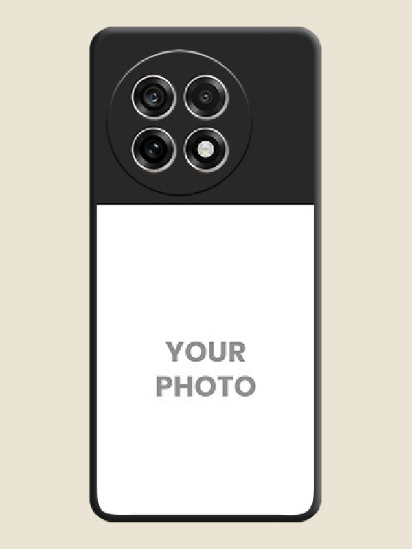 Custom Image Upload With Space Black Color On Custom Soft Matte Mobile Back Cover - OnePlus 13R 5G - alternate view