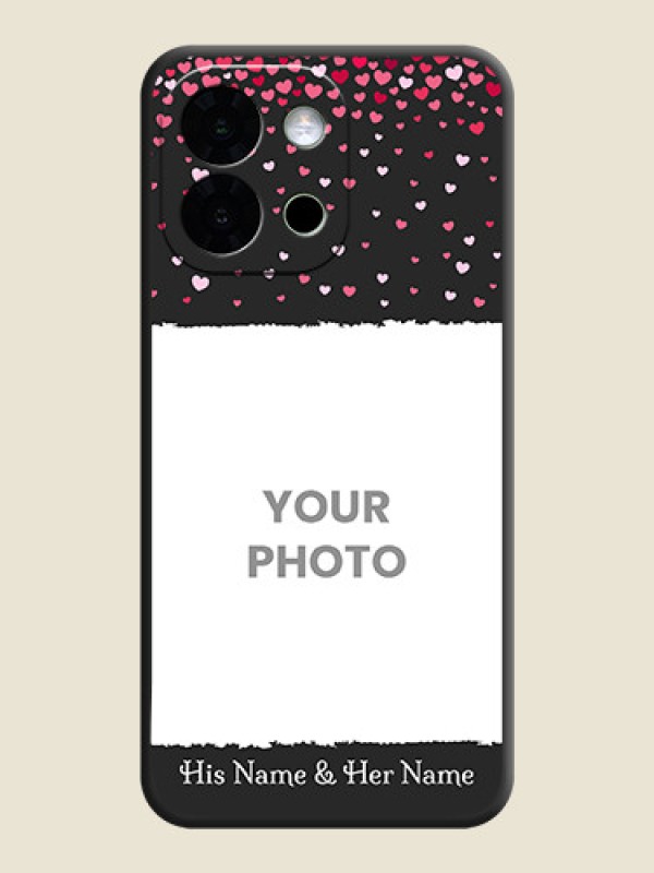 Custom Fall in Love with Your Partner on Photo On Space Black Custom Soft Matte Mobile Back Cover - OnePlus 13s 5G - alternate view