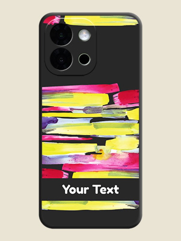 Custom Brush Coloured On Space Black Custom Soft Matte Mobile Back Cover - OnePlus 13s 5G - alternate view