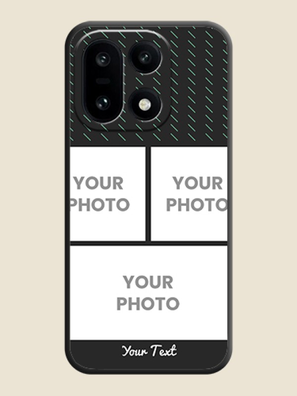 Custom Cross Dotted Pattern with 2 Image Holder On Space Black Custom Soft Matte Mobile Back Cover - OnePlus 15 5G - alternate view