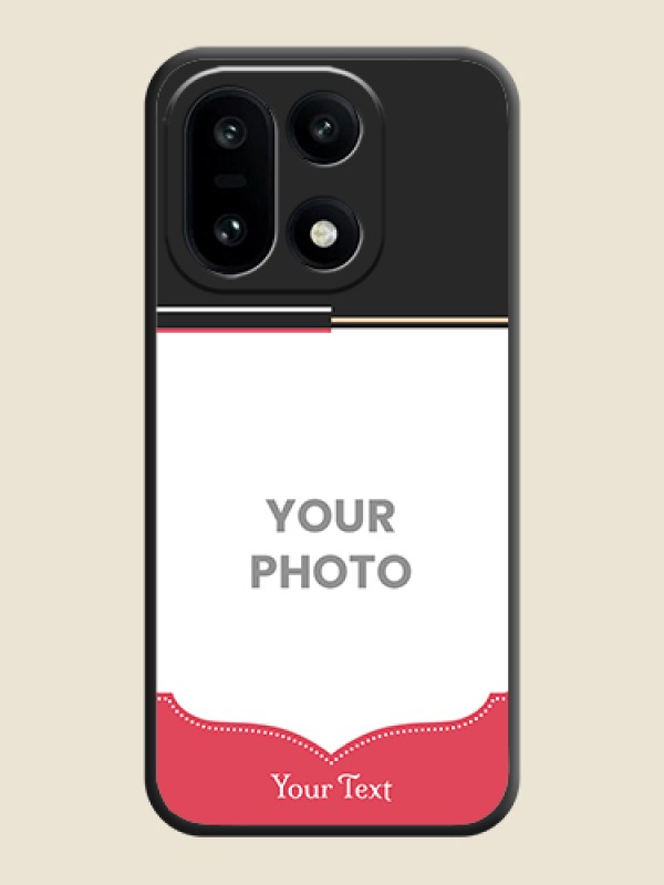 Custom Classic Plain Design with Name On Space Black Custom Soft Matte Mobile Back Cover - OnePlus 15 5G - alternate view