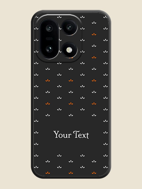 Custom Simple Pattern With Custom Text On Space Black Custom Soft Matte Mobile Back Cover - OnePlus 15 5G - alternate view