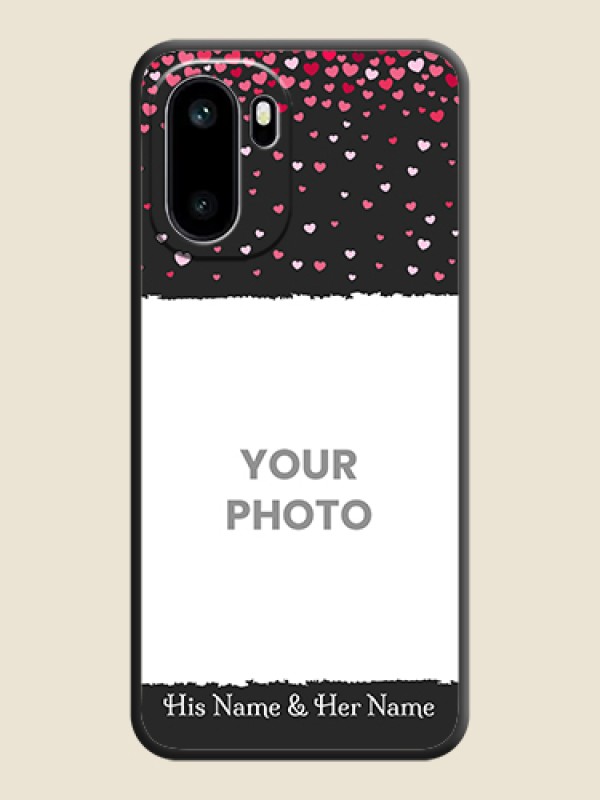 Custom Fall in Love with Your Partner on Photo On Space Black Custom Soft Matte Mobile Back Cover - OnePlus 15R 5G - alternate view