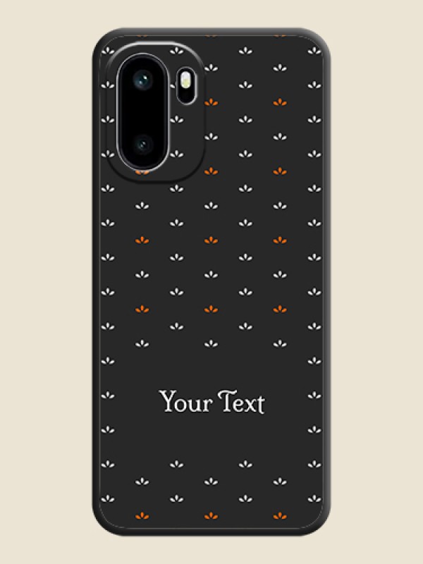 Custom Simple Pattern With Custom Text On Space Black Custom Soft Matte Mobile Back Cover - OnePlus 15R 5G - alternate view
