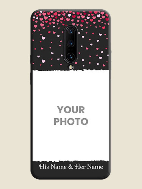 Custom Fall in Love with Your Partner  - Photo on Space Black Soft Matte Phone Cover - OnePlus 7 Pro - alternate view