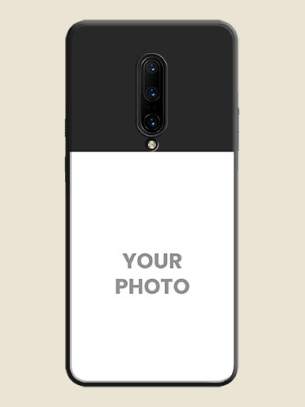 Custom Image Upload With Space Black Color On Custom Soft Matte Mobile Back Cover - OnePlus 7 Pro - alternate view
