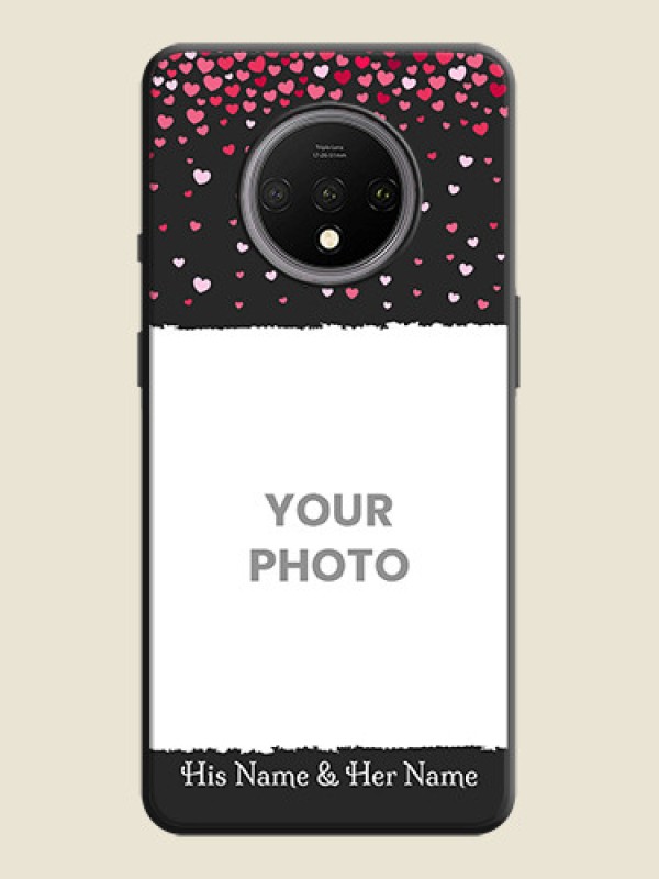 Custom Fall in Love with Your Partner  - Photo on Space Black Soft Matte Phone Cover - OnePlus 7T - alternate view