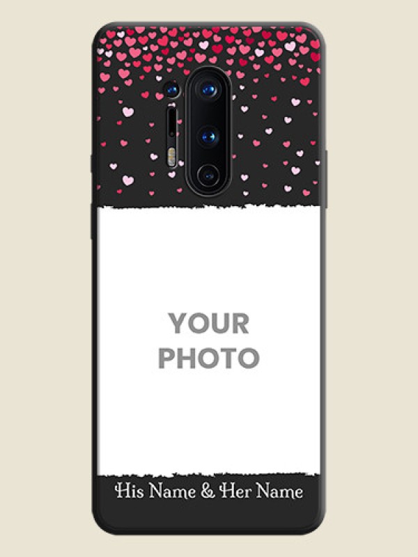 Custom Fall in Love with Your Partner  - Photo on Space Black Soft Matte Phone Cover - OnePlus 8 Pro - alternate view