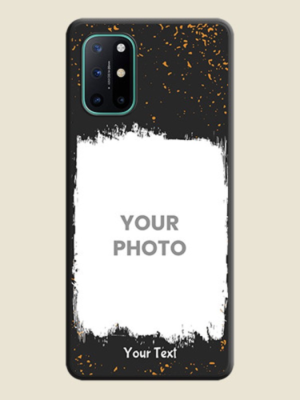 Custom Spray Free Design on Photo on Space Black Soft Matte Phone Cover - OnePlus 8T - alternate view