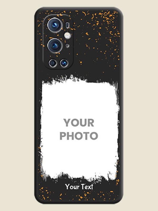 Custom Spray Free Design on Photo on Space Black Soft Matte Phone Cover - Oneplus 9 Pro 5G - alternate view