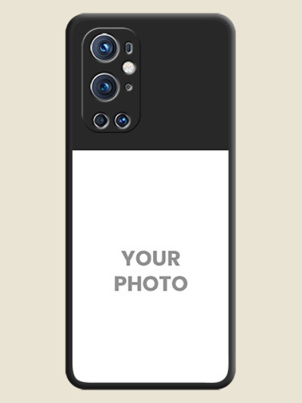 Custom Image Upload With Space Black Color On Custom Soft Matte Mobile Back Cover - OnePlus 9 Pro 5G - alternate view