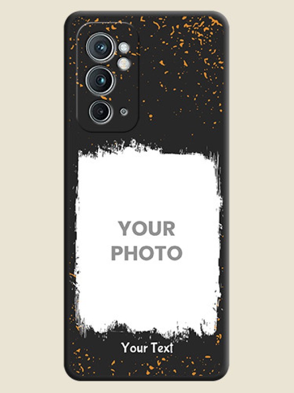 Custom Spray Free Design on Photo on Space Black Soft Matte Phone Cover - OnePlus 9RT 5G - alternate view