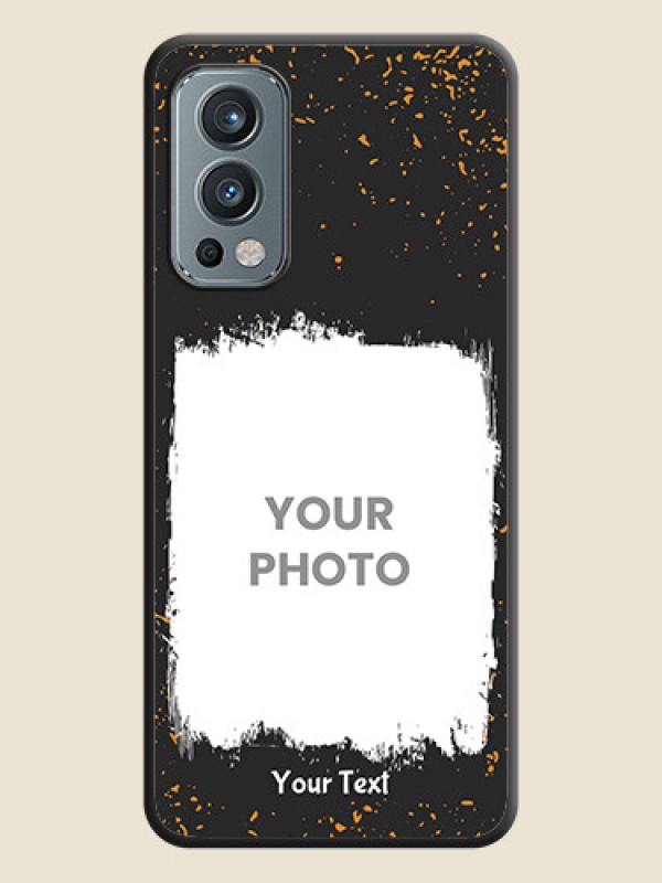 Custom Spray Free Design on Photo on Space Black Soft Matte Phone Cover - OnePlus Nord 2 5G - alternate view