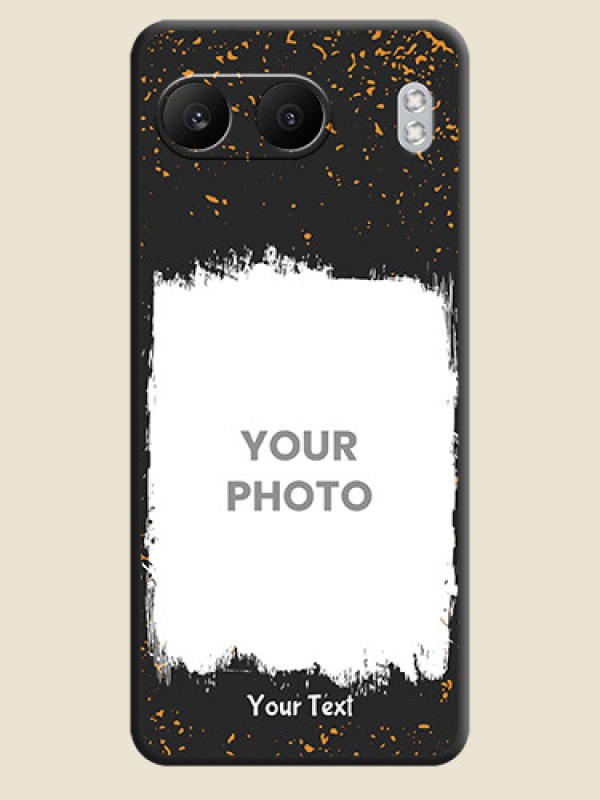 Custom Spray Free Design on Photo On Space Black Custom Soft Matte Mobile Back Cover - Nord 4 5G - alternate view