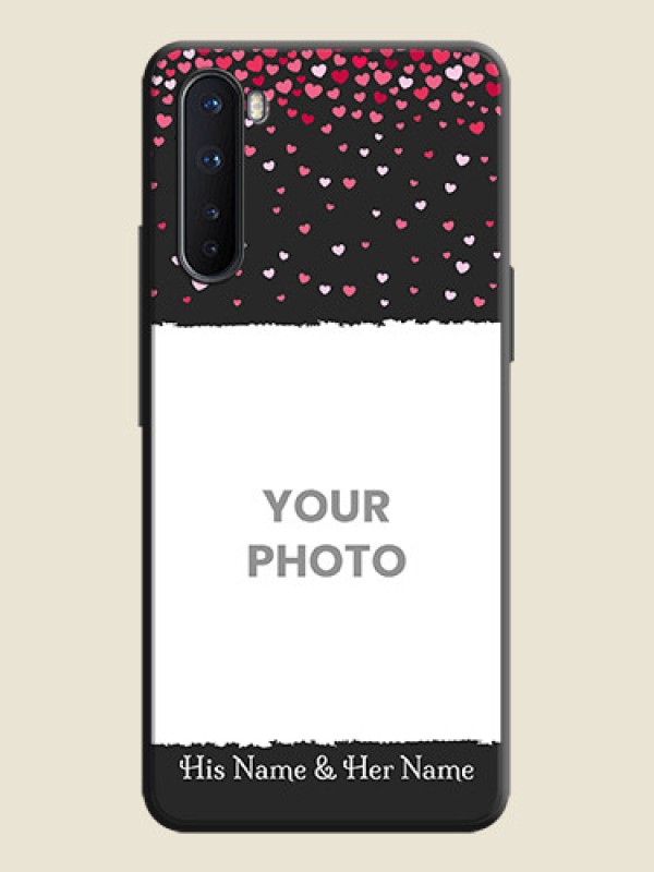 Custom Fall in Love with Your Partner  - Photo on Space Black Soft Matte Phone Cover - OnePlus Nord 5G - alternate view