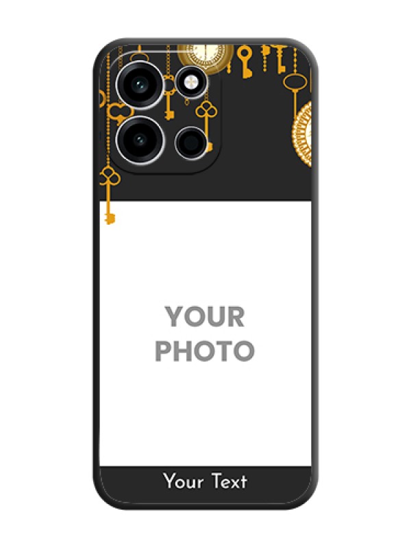 Custom Decorative Design with Text On Space Black Custom Soft Matte Mobile Back Cover - OnePlus Nord 6 5G - alternate view