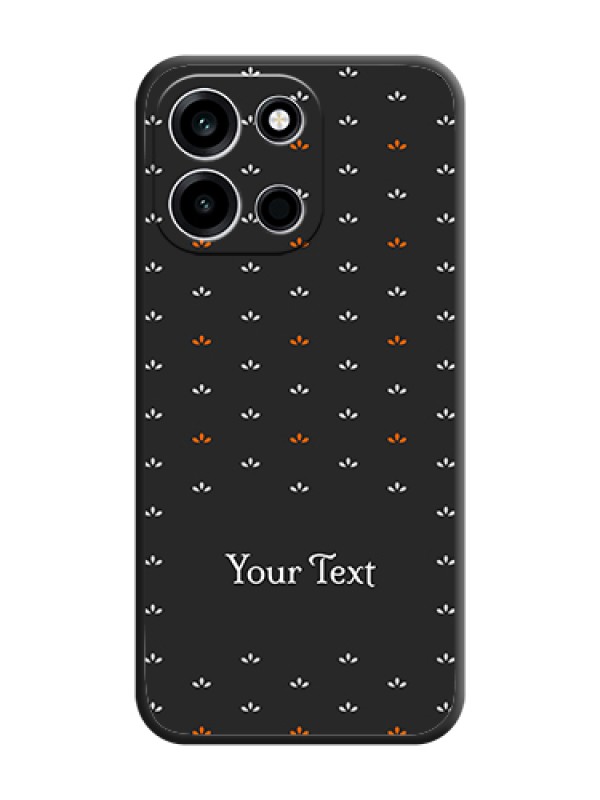 Custom Simple Pattern With Custom Text On Space Black Custom Soft Matte Mobile Back Cover - OnePlus Nord 6 5G - alternate view