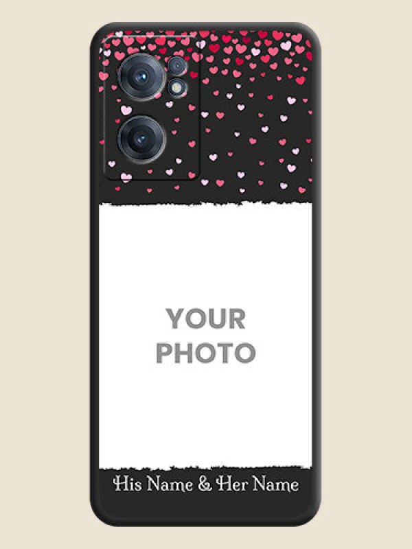 Custom Fall in Love with Your Partner  on Photo on Space Black Soft Matte Phone Cover - OnePlus Nord CE 2 5G - alternate view