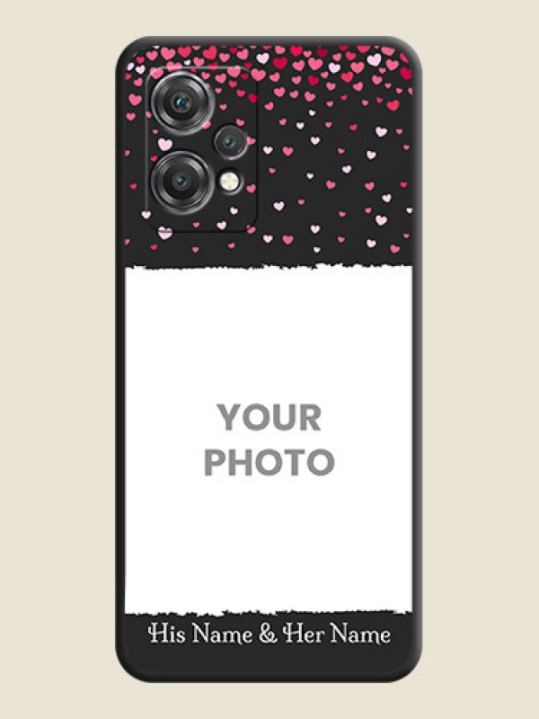 Custom Fall in Love with Your Partner  on Photo on Space Black Soft Matte Phone Cover - OnePlus Nord CE 2 Lite 5G - alternate view