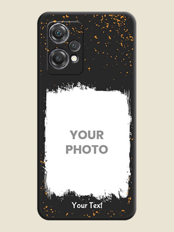 Custom Spray Free Design on Photo on Space Black Soft Matte Phone Cover - OnePlus Nord CE 2 Lite 5G - alternate view