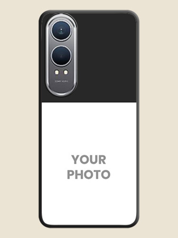 Custom Image Upload With Space Black Color On Custom Soft Matte Mobile Back Cover - OnePlus Nord Ce 4 Lite 5G - alternate view