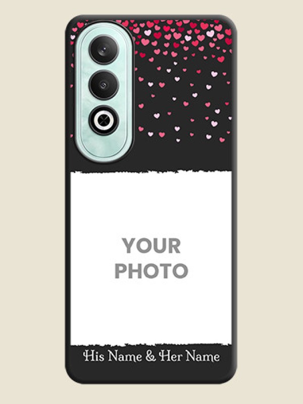 Custom Fall in Love with Your Partner - Photo on Space Black Soft Matte Phone Cover - OnePlus Nord CE 4 - alternate view
