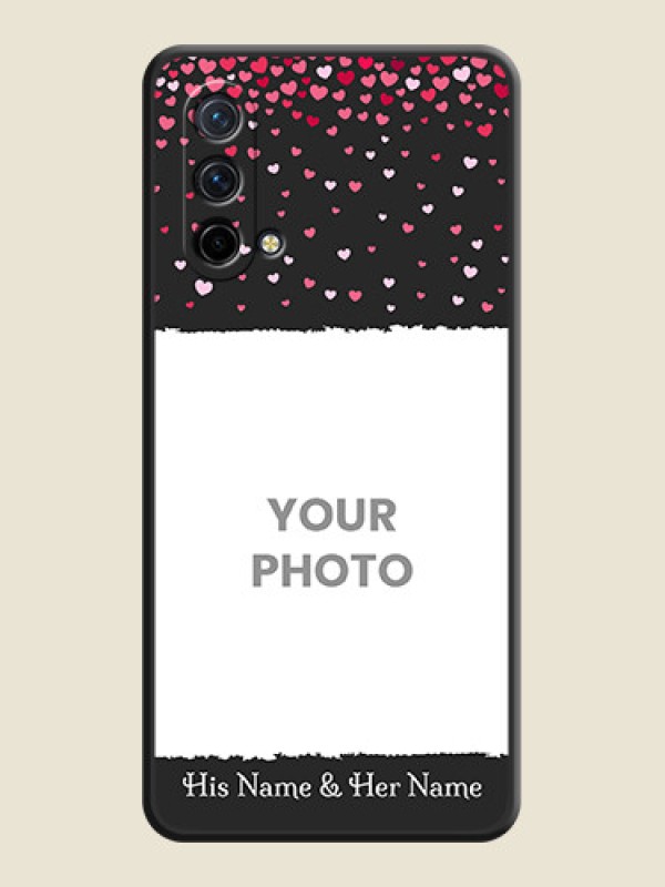 Custom Fall in Love with Your Partner  on Photo on Space Black Soft Matte Phone Cover - Oneplus Nord Ce 5G - alternate view