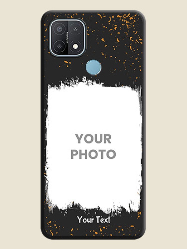 Custom Spray Free Design on Photo on Space Black Soft Matte Phone Cover - Oppo A15s - alternate view