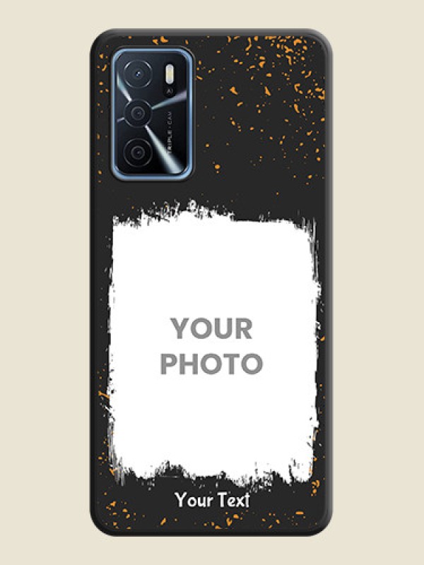 Custom Spray Free Design on Photo on Space Black Soft Matte Phone Cover - Oppo A16 - alternate view
