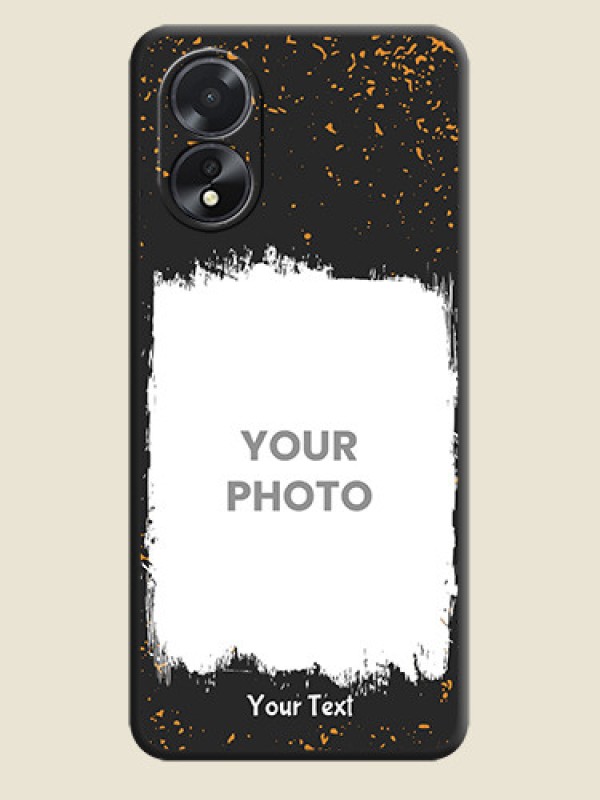 Custom Spray Free Design - Photo on Space Black Soft Matte Phone Cover - Oppo A18 - alternate view