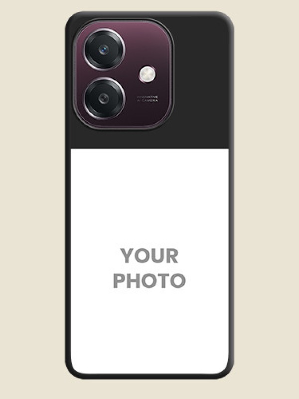 Custom Image Upload With Space Black Color On Custom Soft Matte Mobile Back Cover - Oppo A3 5G - alternate view