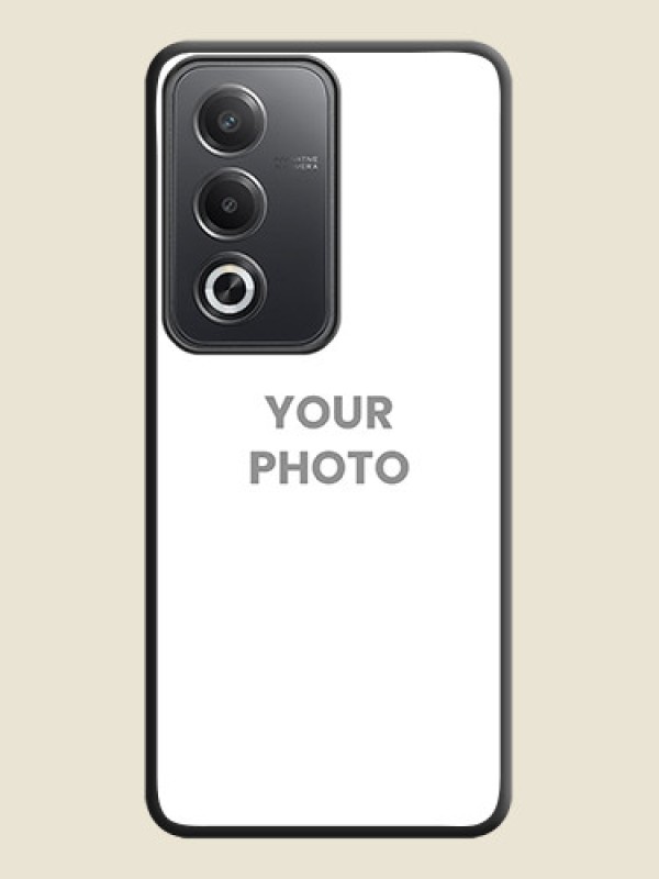 Custom Full Single Pic Upload On Space Black Custom Soft Matte Mobile Back Cover - Oppo A3 Pro 5G - alternate view