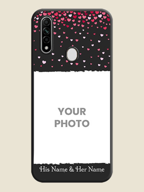 Custom Fall in Love with Your Partner  - Photo on Space Black Soft Matte Phone Cover - Oppo A31 - alternate view