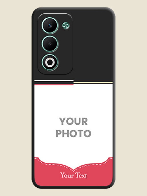 Custom Classic Plain Design with Name On Space Black Custom Soft Matte Mobile Back Cover - Oppo A5 5G - alternate view