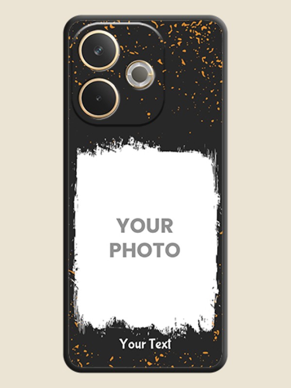 Custom Spray Free Design on Photo On Space Black Custom Soft Matte Mobile Back Cover - Oppo A5 Pro 5G - alternate view