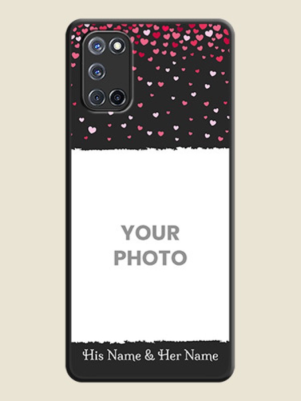 Custom Fall in Love with Your Partner  on Photo on Space Black Soft Matte Phone Cover - Oppo A52 - alternate view