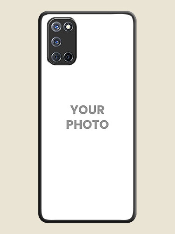 Custom Full Single Pic Upload On Space Black Personalized Soft Matte Phone Covers -Oppo A52 - alternate view