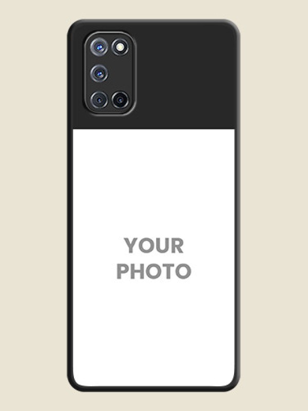 Custom Image Upload With Space Black Color On Custom Soft Matte Mobile Back Cover - Oppo A52 - alternate view