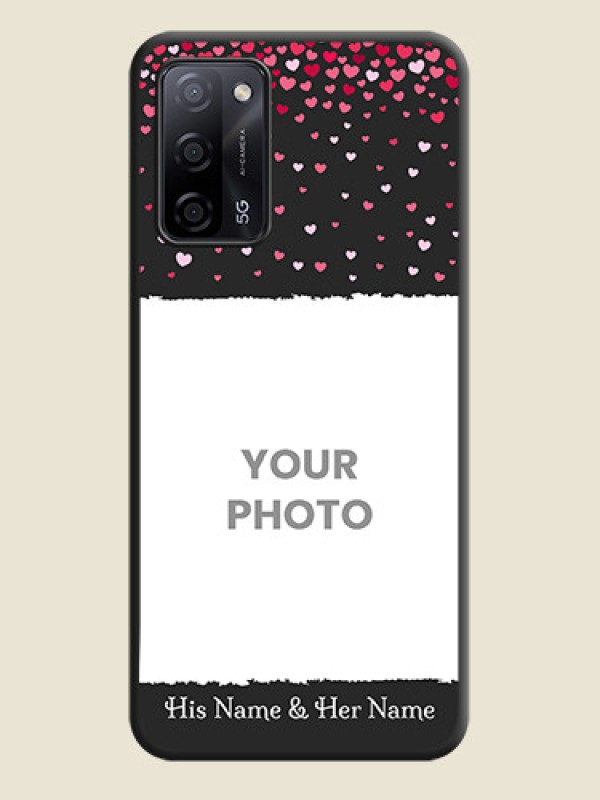 Custom Fall in Love with Your Partner  on Photo on Space Black Soft Matte Phone Cover - Oppo A53s 5G - alternate view