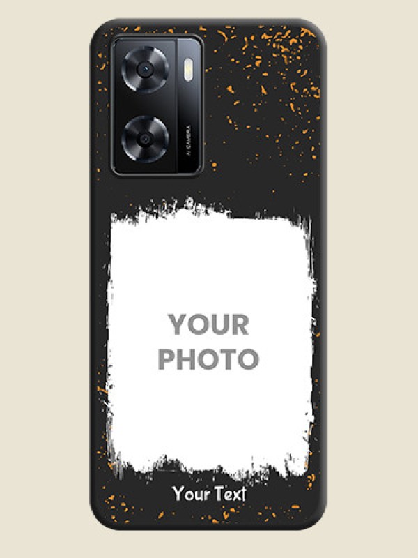 Custom Spray Free Design on Photo on Space Black Soft Matte Phone Cover - Oppo A57 2022 - alternate view