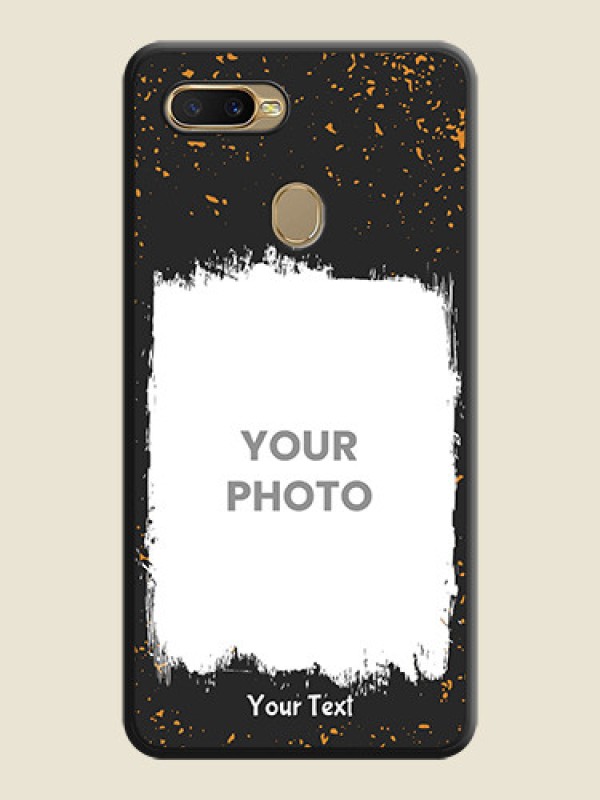 Custom Spray Free Design on Photo on Space Black Soft Matte Phone Cover - Oppo A5s - alternate view