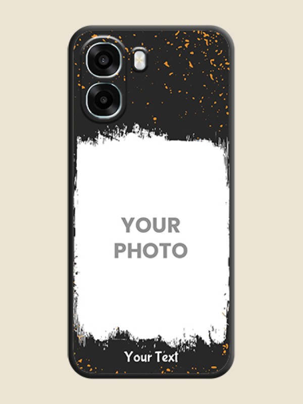 Custom Spray Free Design on Photo On Space Black Custom Soft Matte Mobile Back Cover - Oppo A6s 5G - alternate view