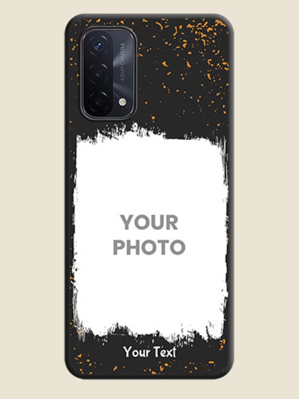 Custom Spray Free Design on Photo on Space Black Soft Matte Phone Cover - Oppo A74 5G - alternate view