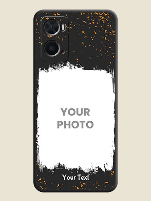 Custom Spray Free Design on Photo on Space Black Soft Matte Phone Cover - Oppo A76 - alternate view