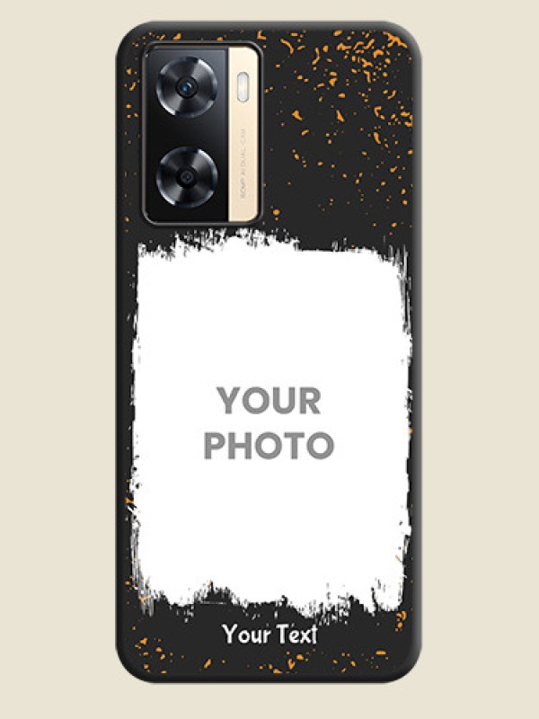 Custom Spray Free Design on Photo on Space Black Soft Matte Phone Cover - Oppo A77 4G - alternate view