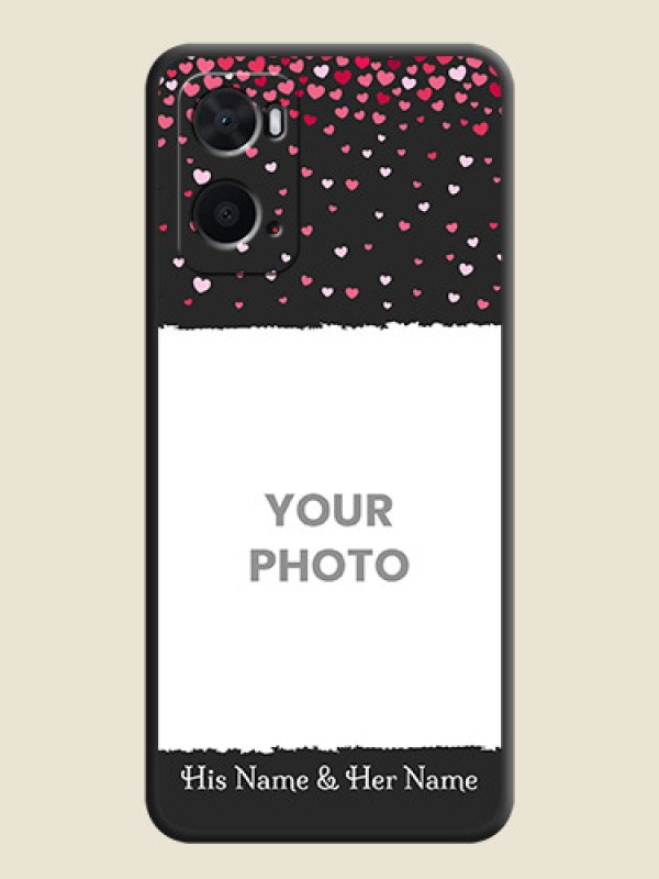 Custom Fall in Love with Your Partner  on Photo on Space Black Soft Matte Phone Cover - Oppo A96 - alternate view