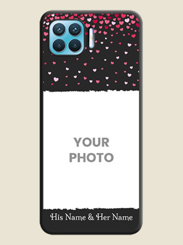 Custom Fall in Love with Your Partner  on Photo on Space Black Soft Matte Phone Cover - Oppo F17 - alternate view