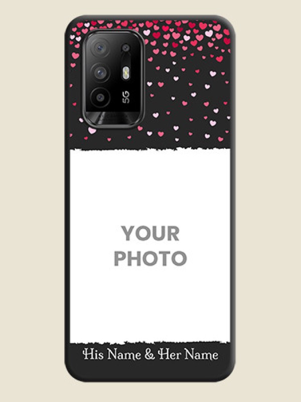 Custom Fall in Love with Your Partner  on Photo on Space Black Soft Matte Phone Cover - Oppo F19 Pro Plus 5G - alternate view